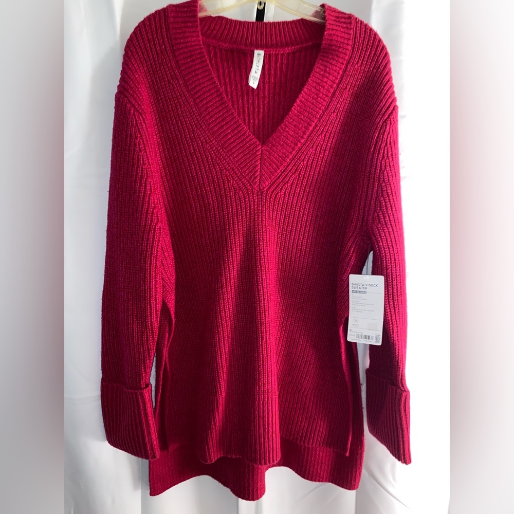 Athleta Shasta V-Neck Sweater